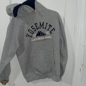 Yosemite National Park Hoodie Gray M